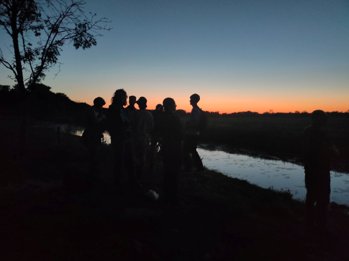 sortie au crépuscule